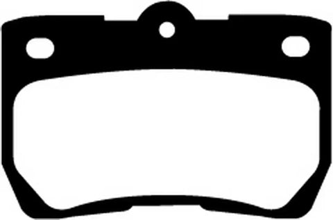 EBC BRAKES DP31586C REDSTUFF LEXUS