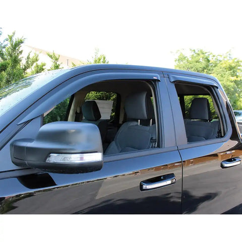 Westin 72-35434 - Tape On Wind Deflector 4 pc. Smoke Extended Cab