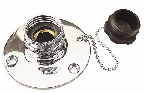 SEA DOG 512110-1 CHROME BRASS FRESH WATER INLET