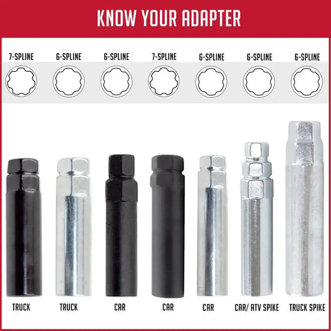LUG AADPTER 6 SPLINE TRUC