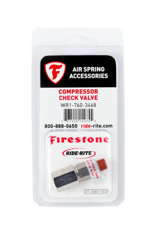Firestone Ride-Rite 3468 1/8NPT Compressor Check Valve 1 pack