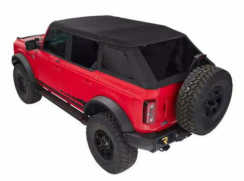Rampage 139135 - Trailview Fastback Frameless Soft Top for 21-25 Ford Bronco 4-door