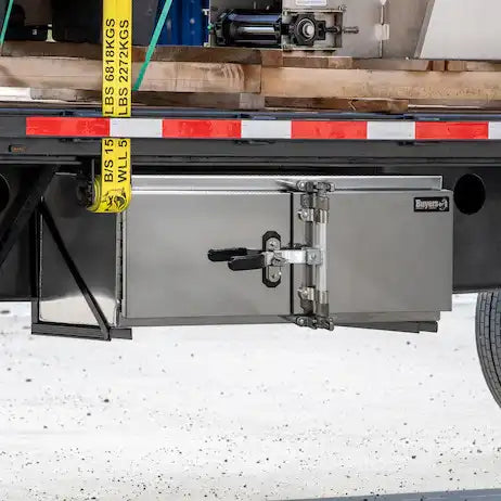 Buyers Products 1763127 Tool Box Underbody Barn Door Polished Aluminum 60 Inch L