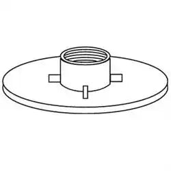 C.ROTO MOLDG 53 1/2' FPT RAISED SPIN-IN