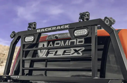 BackRack SRL800 Headache Rack SRL Series Horizontal Bar Powder Coated Black Stee