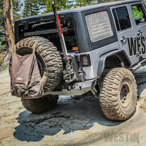 Westin 59-82035B - Tire Carrier Textured Black