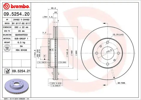 DISC BRAKE ROTOR