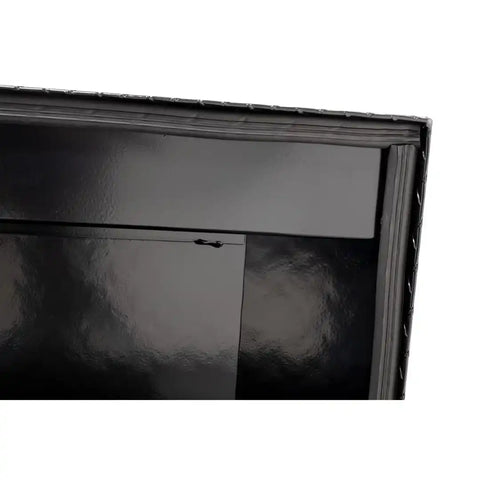 Weather Guard 154-5-03 COM SADDLE - ALUM  GLOSS BLK