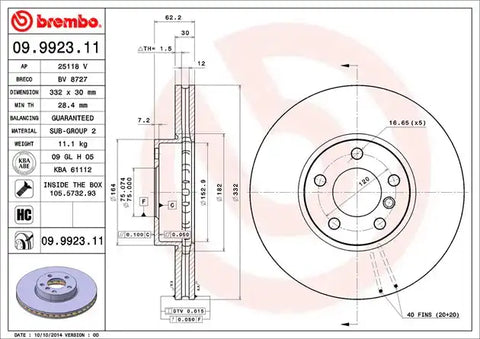DISC BRAKE ROTOR