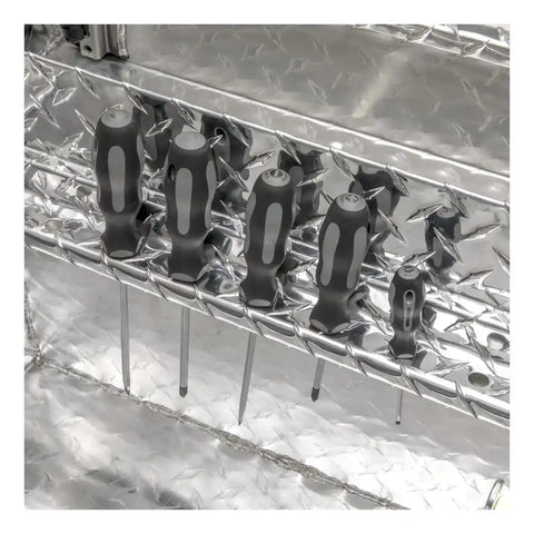 UWS TBSD-69-LP Tool Box Crossover Deep Low Profile Single Lid Diamond Tread Brigh