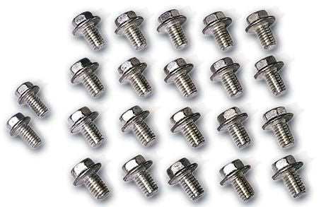 MOROSO 38560 OIL PAN BOLTS BG BLK CHEV