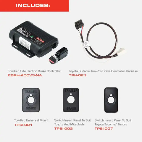 Redarc CIKTP-NA-002 TOW-PRO ELITE COMPLETE TOYOTA KIT
