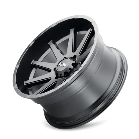 ION TYPE 143 MATTE BLACK 18X9 6-135