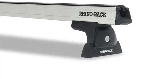 Rhino-Rack JA8508 Heavy Duty RLT600 Ditch Mount Silver 2 Bar Roof Rack