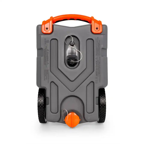 Camco 39000 Portable Waste Holding Tank Rhino  Tote Tanks 15 Gallon 2 Wheel Desig