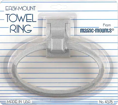 TOWEL RING 1PK WHITE