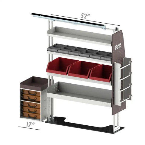 ROLACASE RSFMHREL- PA VAN SHELVING ELECTRICAL BIN PACKAGE