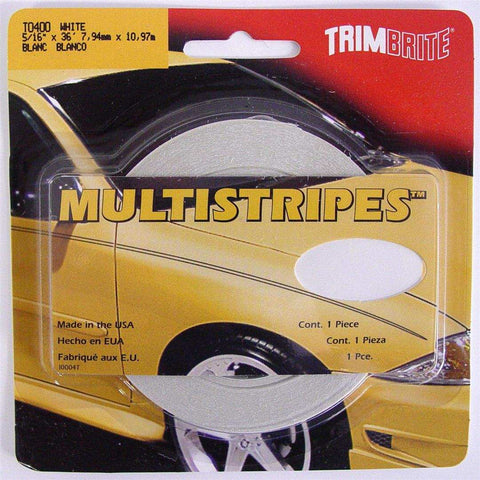 MULTISTRIPE 5/16'TAPE WHT