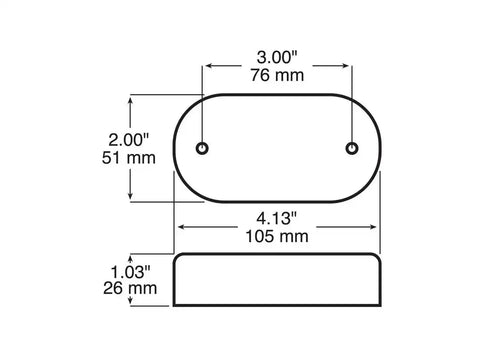 LED CLEARANCE LIGHT-AMBER