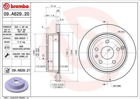 DISC BRAKE ROTOR