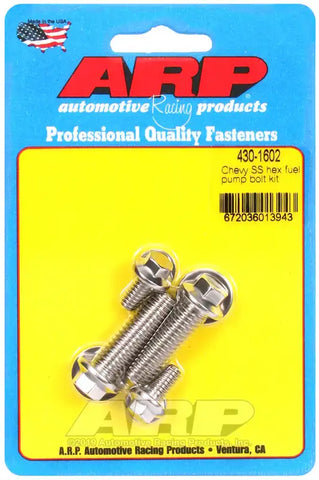 STNLESS FUEL PUMP BOLT KT