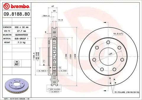 DISC BRAKE ROTOR