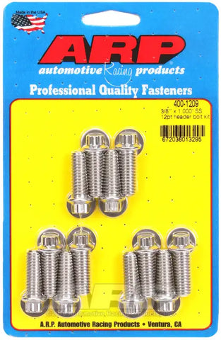 ARP Auto Racing 400-1209 Exhaust Header Bolt Universal 3/8 - 16 Inch Thread Size 1