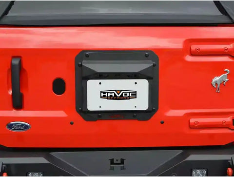 Havoc Offroad HFB-05-009 License Plate Relocation Kit Relocates License Plate To OEM