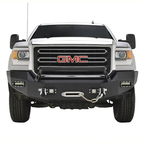 Paramount Automotive 57-0504 - 15-19 GMC Sierra 2500 LED Front Winch Bumper