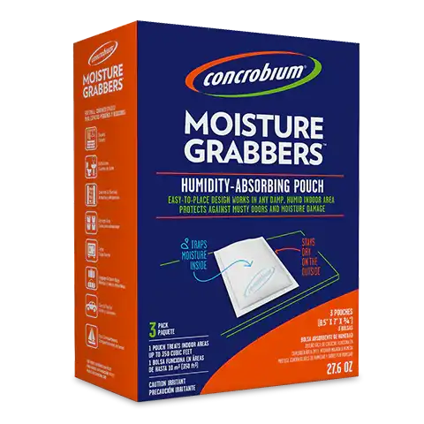 RUST-OLEUM 7453276 CONCROBIUM MOISTURE GRABBERS 3 COUN