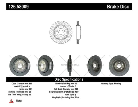 PREMIUM OE DESIGN SLOTTED BRAKE ROT