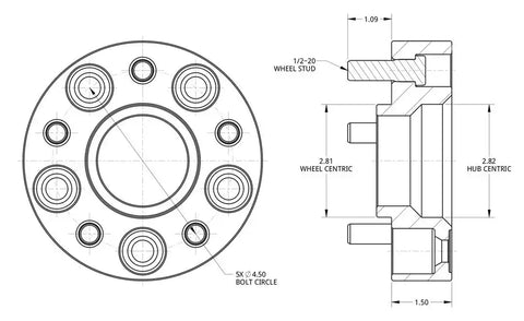 JEEP SPACER 1.5  5 X 4.5'