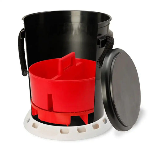 SHURHOLD IND 2464 5 GALLON BLACK BUCKET KIT + BASE