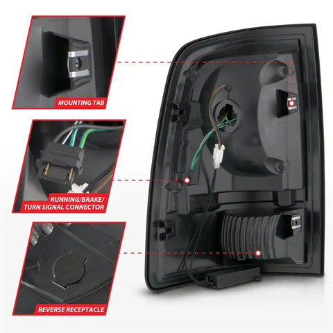 ANZO 311453 LED TAILLIGHT PLANK STYLE SEQUENTIA