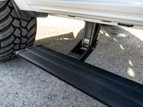 Amp Research 86338-01A Running Board PowerStep Smart Series Textured Powder Coated