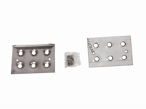 Westin 56-100006 - HDX Stainless Drop Replacement Step Plate Kit 6 in. w/Screws