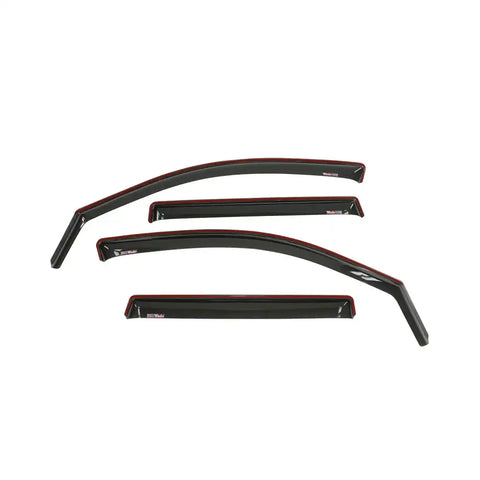Westin 72-69487 - In-Channel Wind Deflector 4 pc. Smoke For King Cab Crew