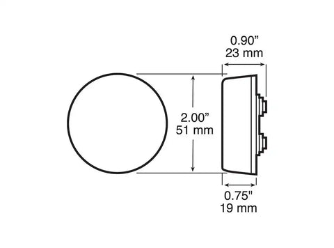 AMBER LED CLEARANCE LIGHT