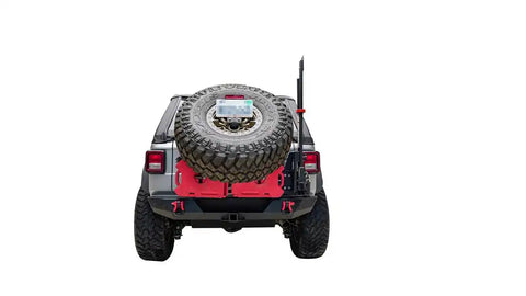Paramount Automotive 81-20403 - Body Width Rear Bumper (Works With Tire Carrier 81-21501)