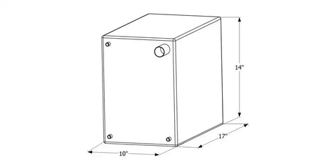 ICON 12498 FRESH WATER TANK WT2464 17X14X10