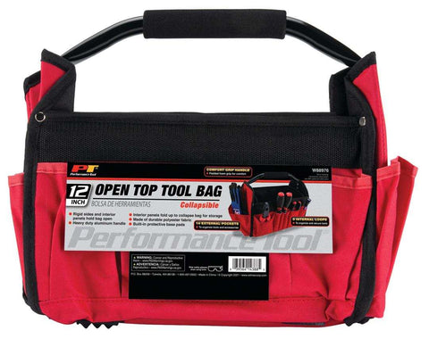 12' OPEN TOP TOOL BAG TOTE
