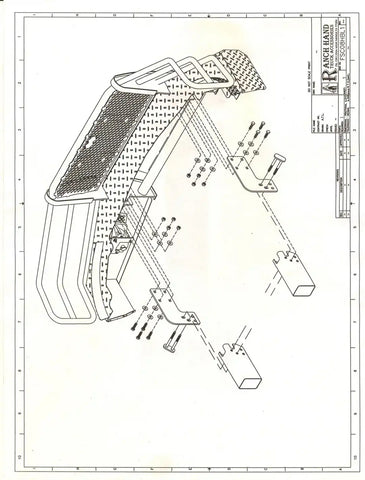 Ranch Hand FSC08HBL1 Bumper SUMMIT One Piece Design Direct-Fit Mounting Hardware