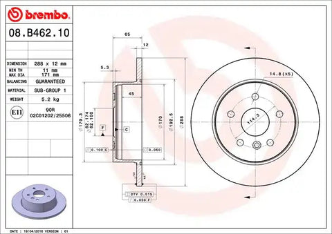 DISC BRAKE ROTOR