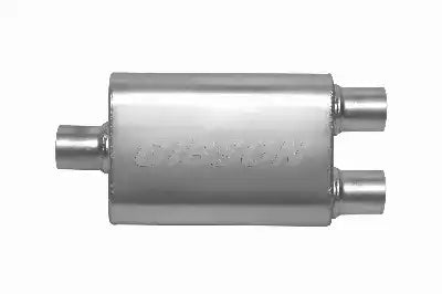 Gibson Performance Exhaust 55189S CFT Superflow Center/Dual Oval Muffler Stainless
