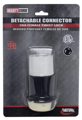 30A FEMALE TWIST LOCK  CARDED