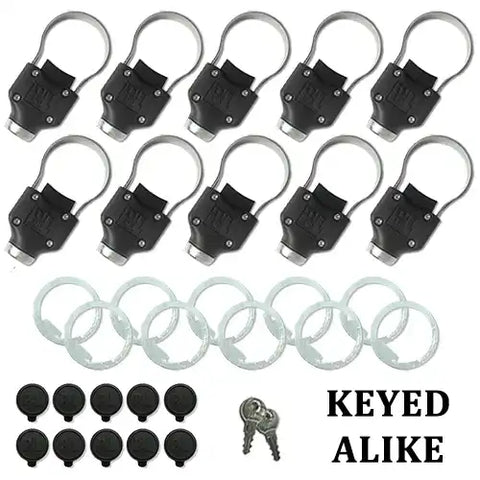 Pop & Lock PL9900-10KA Universal Tailgate Collar - Keyed Alike 10 Pack