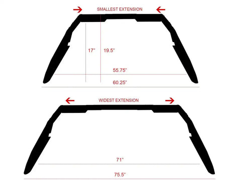 Armordillo USA 8707784 CRS Chase Rack For Mid Size Trucks.