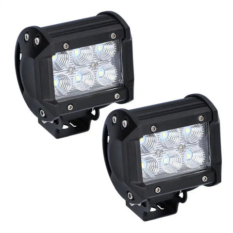 CUBE LED LIGHTS - 4 INCH PAIR