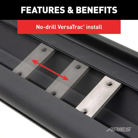 ARIES 2558055 ASCENTSTEP 5-1/2' X 85' BLACK STEEL