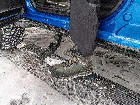 Amp Research 78338-01A Running Board PowerStep  Xtreme Textured Powder Coated Bla